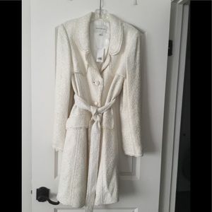 Banana Republic NWT off white trench coat Sz Large